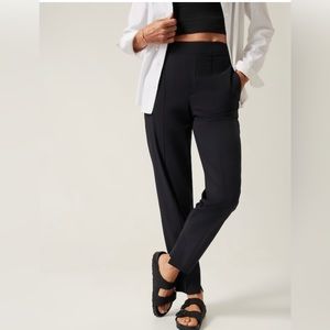 NWT-Athleta Black Brooklyn Heights Slim Pant, Size 6